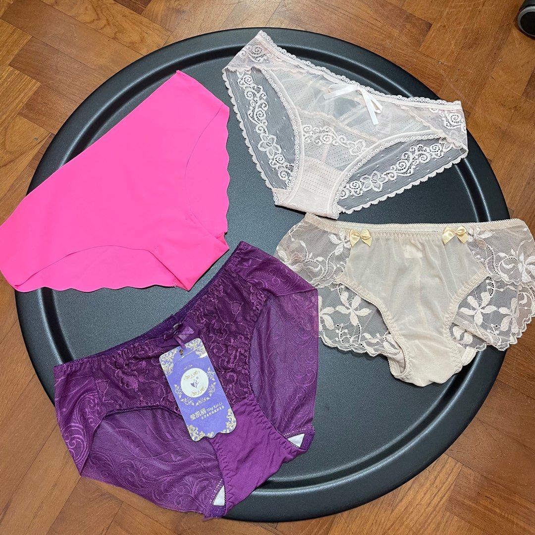 5 pieces victoria secret la senza lace panties, Women's Fashion, New  Undergarments & Loungewear on Carousell