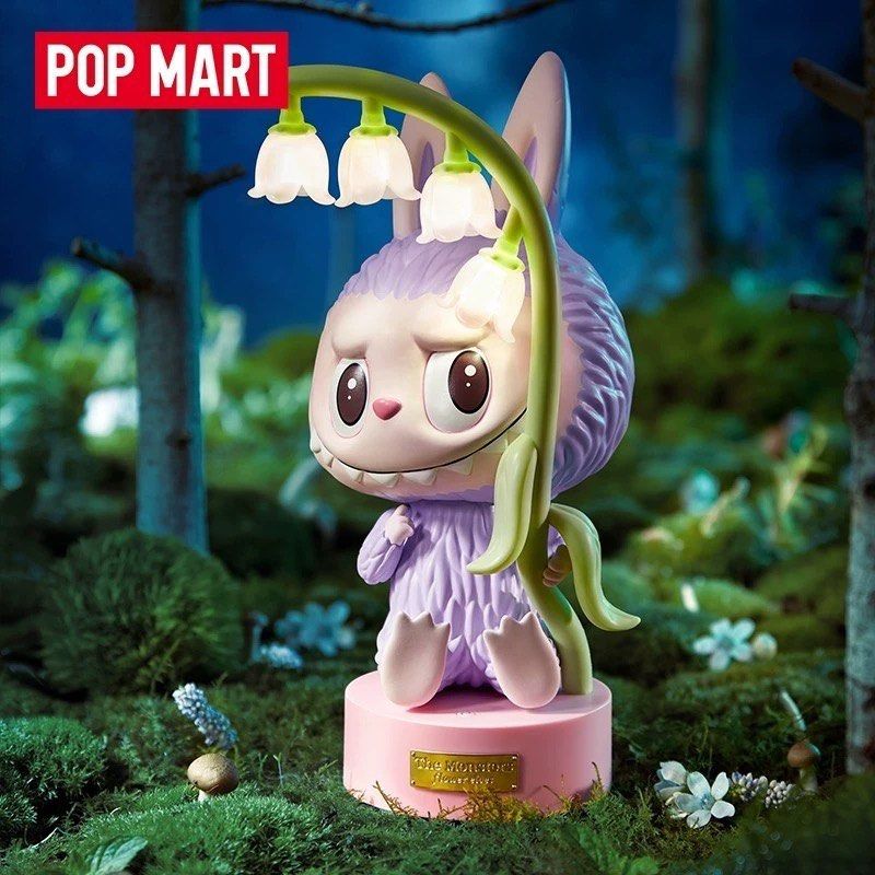 Labubu拉布布Pop Mart風鈴花小枱燈, 興趣及遊戲, 玩具& 遊戲類