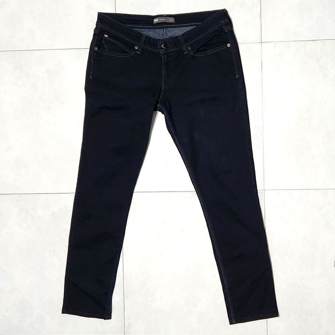 Levi s Demi Curve Low Rise Skinny Dark Wash Jeans W31 L32 Y2K