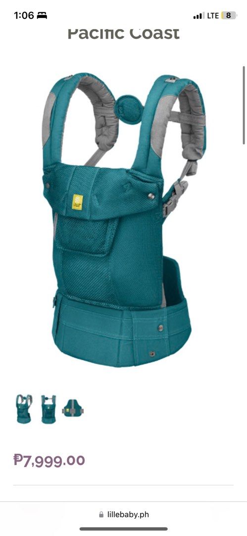 Lillebaby Complete Airflow Breathable 3D Mesh (Category: Carriers & Slings) located in Manila. Submitted by thecluttershop_2018 (Listing ID 1290442066, Image 2). Description: Used with signs of slightly faded fabric. Functions as it should. Rfs: Decluttering; my baby is already a toddler and she loves to walk.