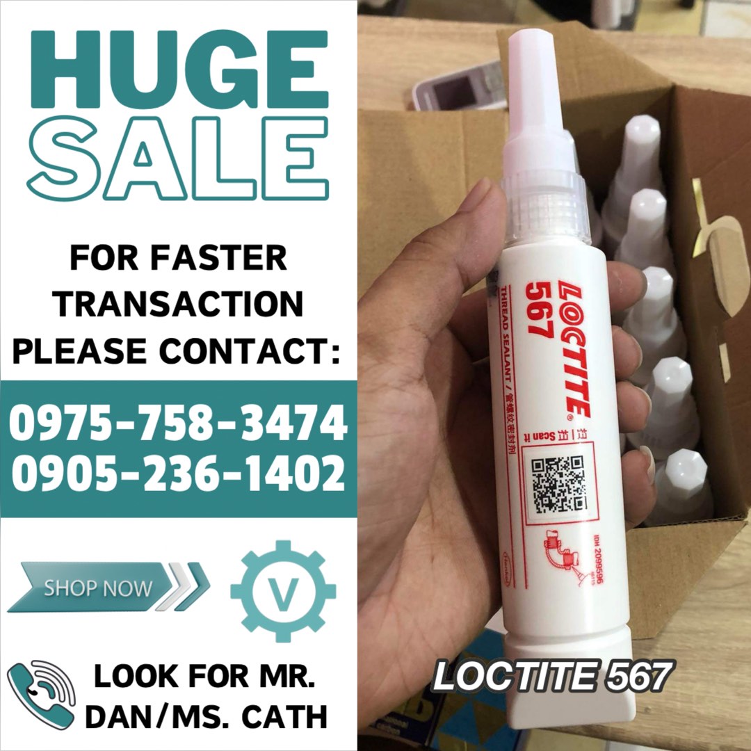 Loctite 567, Commercial & Industrial, Construction Tools & Equipment on ...