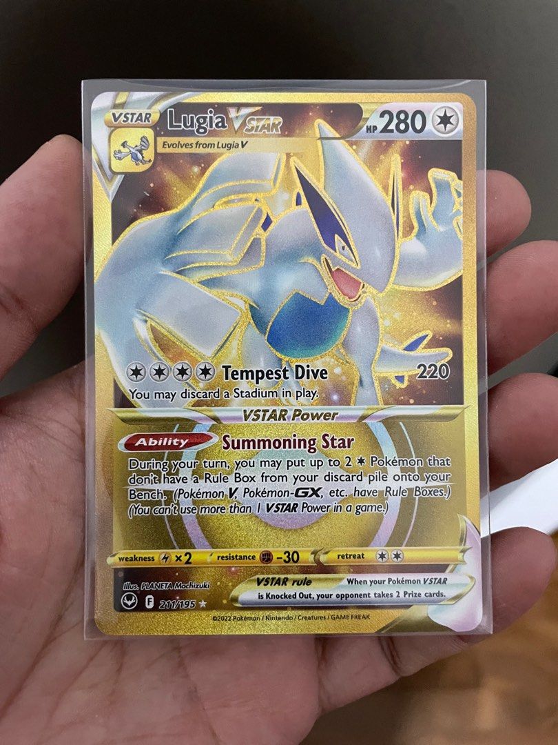 gold lugia pokemon card Lugia main image 0