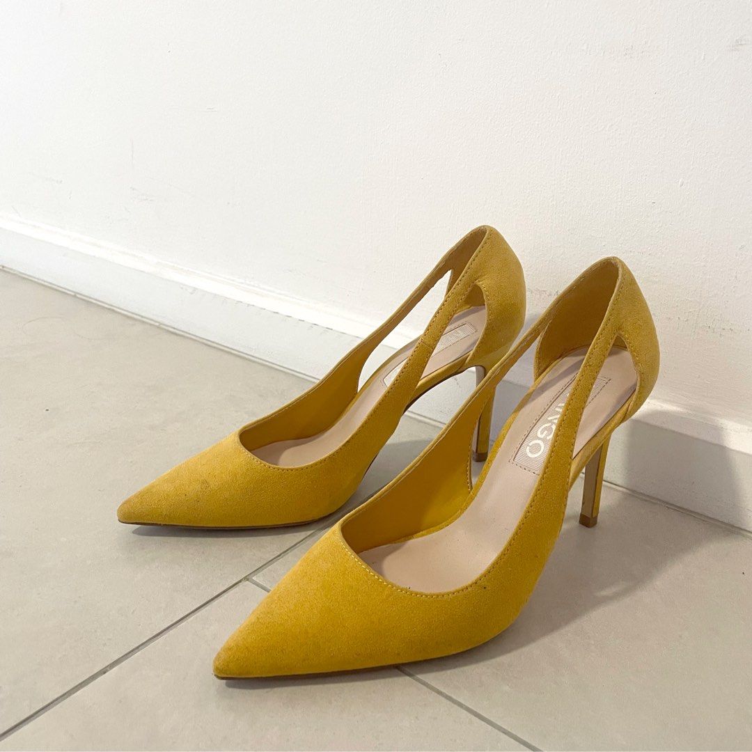 Mango yellow heels store