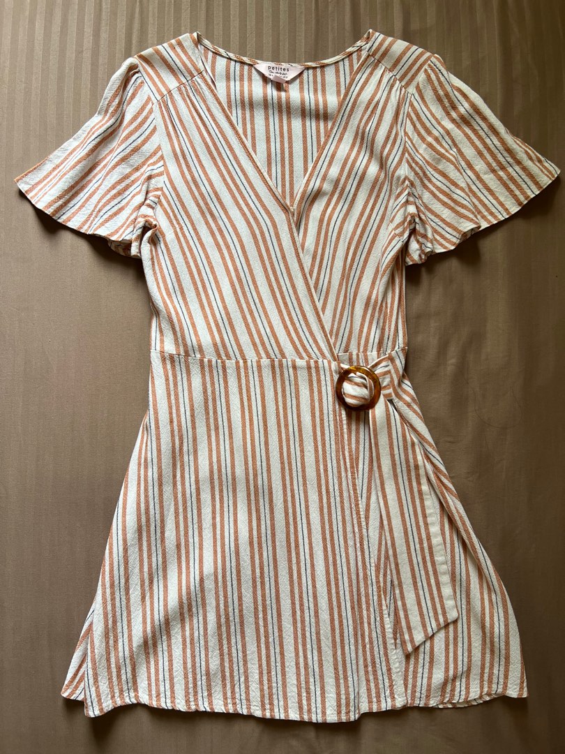 Miss selfridge stripe dress cheap