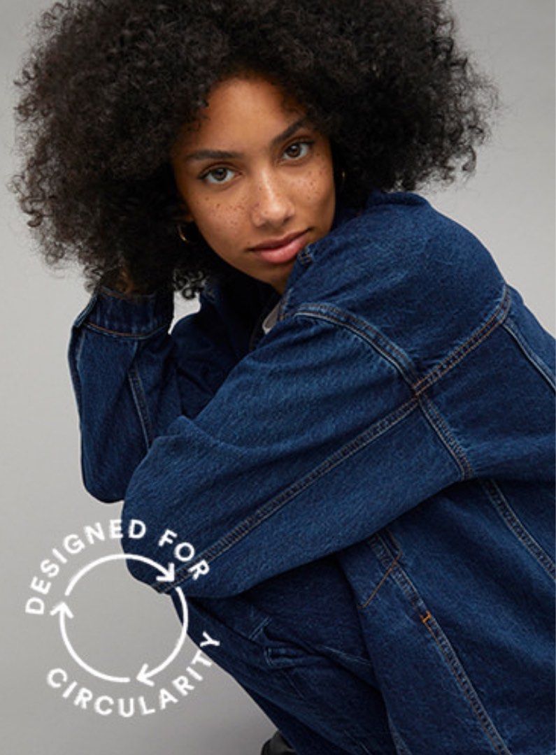 Monki classic denim jacket sale