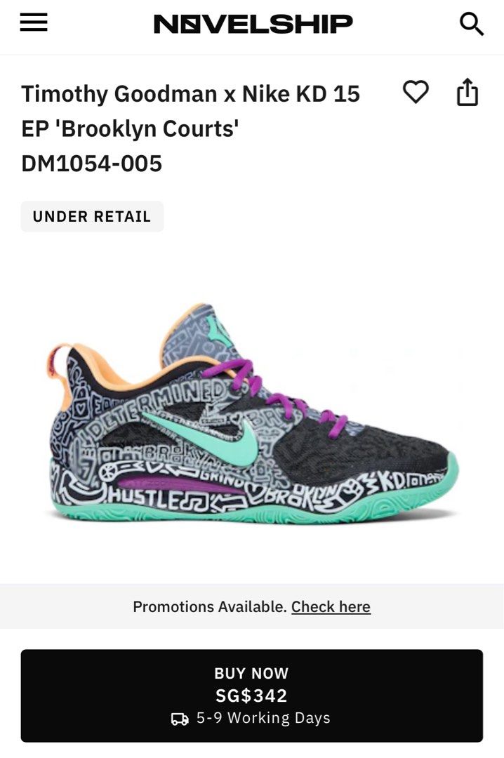 timothy goodman x kd 15 brooklyn courts