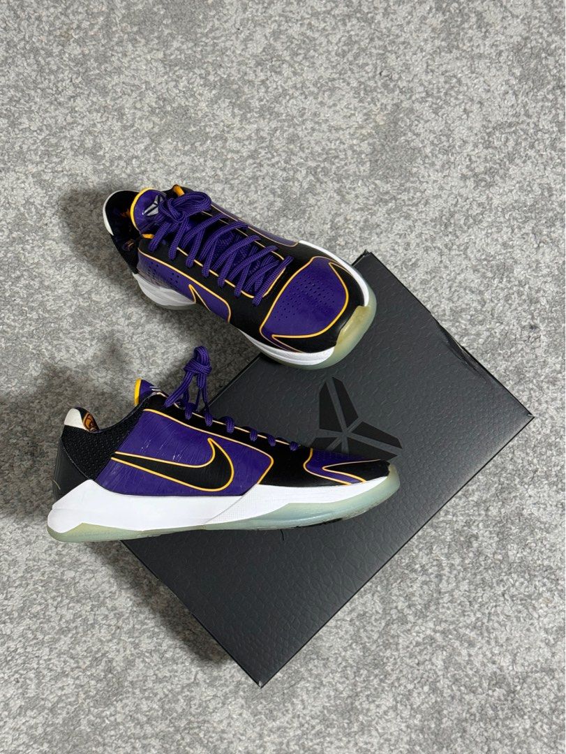 Nike Kobe 5 Protro Lakers 5x Champs US 8.5