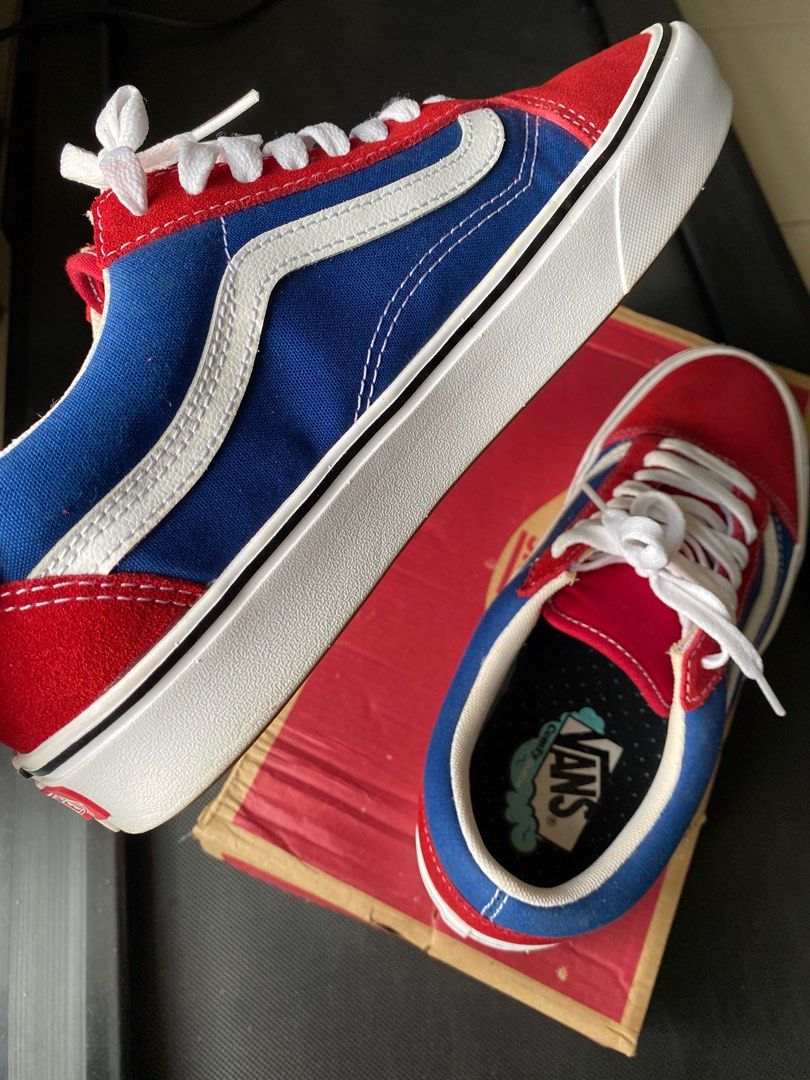 Two tone deals blue vans