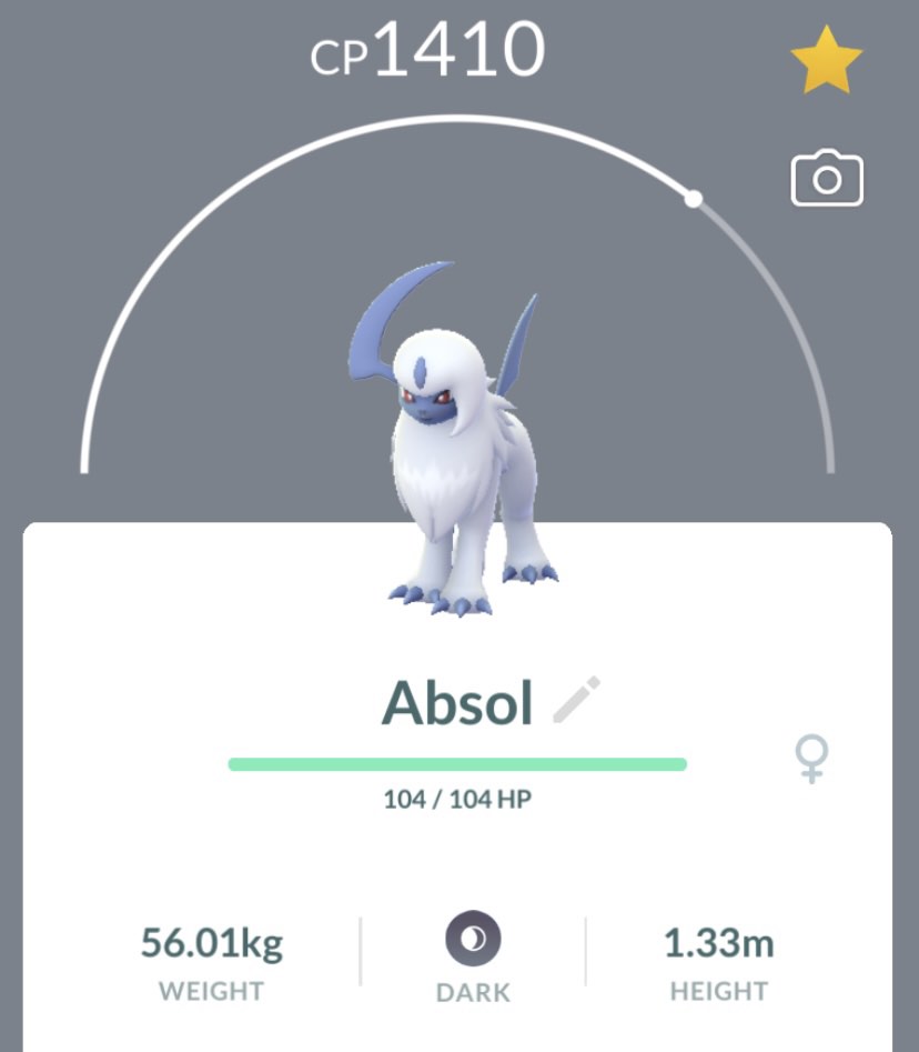 Pokemon go absol store raid