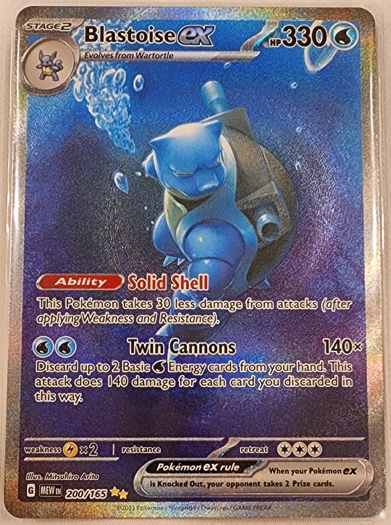Pokemon TGC S&V 151 Blastoise EX SIR, Hobbies & Toys, Toys & Games on Carousell Pokemon TGC S&V 151 Blastoise EX SIR, Hobbies & Toys, Toys & Games on Carousell