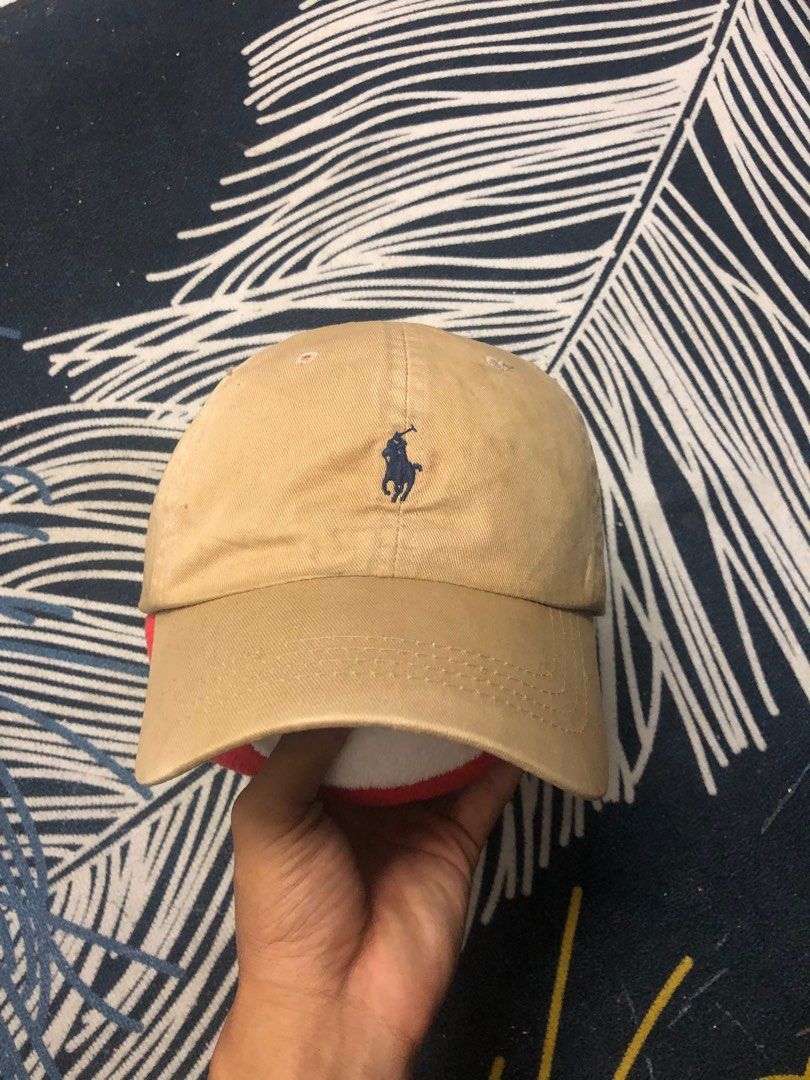 Polo hat with leather strap for sale sales
