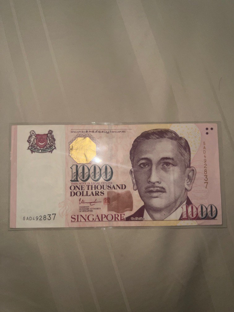 portrait $1000 note 1k, Hobbies & Toys, Memorabilia & Collectibles ...