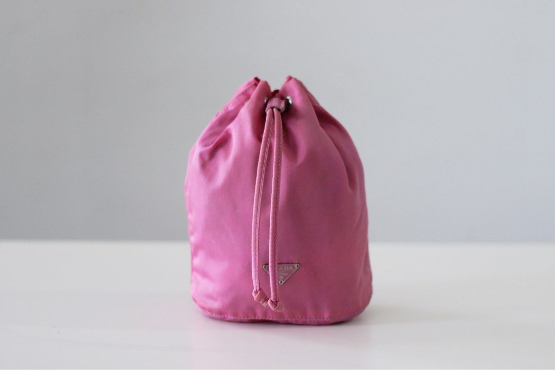 Prada mini drawstring 2025 bag