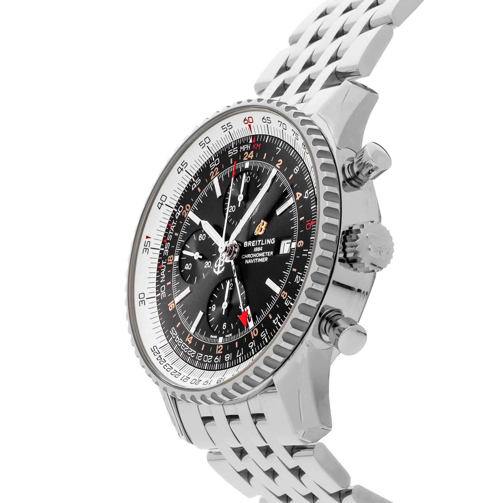 Pre Owned Breitling Navitimer A24322121B2A1 Luxury Watches on