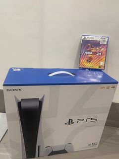 PS5 brand new with NBA2k24 game and warranty