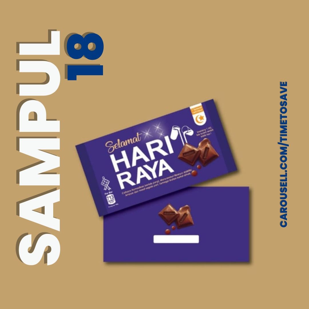 Raya Money Envelope / Sampul Duit Raya ( Set F - Chocolate Edition ...