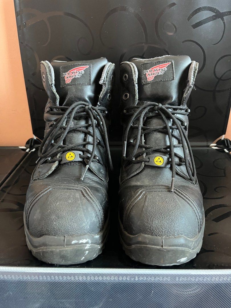 Red Wing Safety Shoes US9 EU 42 Made in Italy Men s Fashion