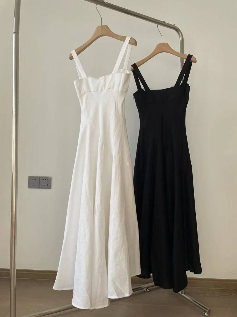 Ref Bekki Linen Midi Dress, Women's Fashion, Dresses & Sets, Dresses on  Carousell