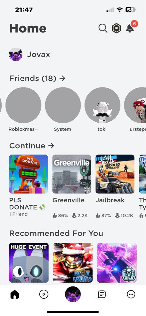 Roblox account, 電子遊戲, 電子遊戲, 其他 - Carousell