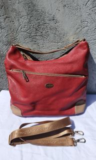 Secosana Red leather bag
