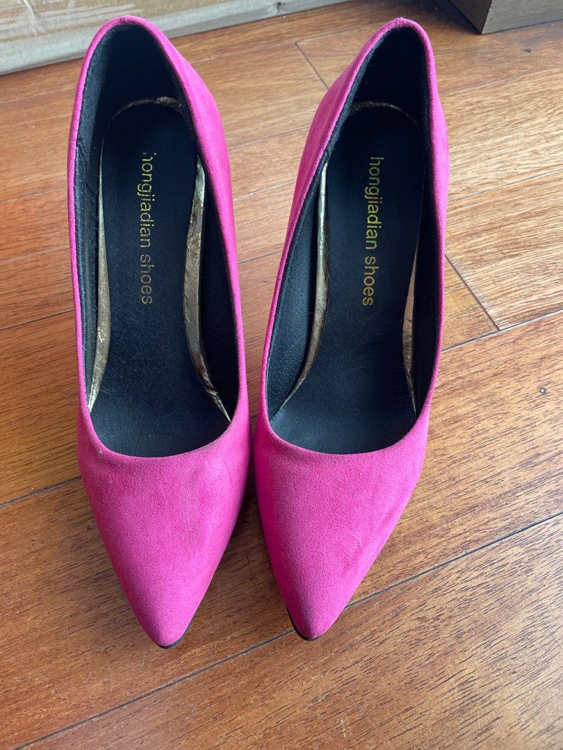 sepatu heels 39 pink, Fesyen Wanita, Sepatu di Carousell