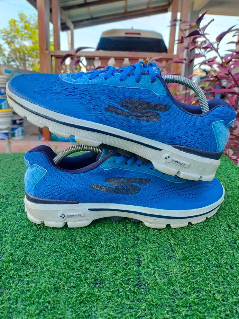Skechers go walk 3 blue size 8.5uk Men s Fashion Footwear