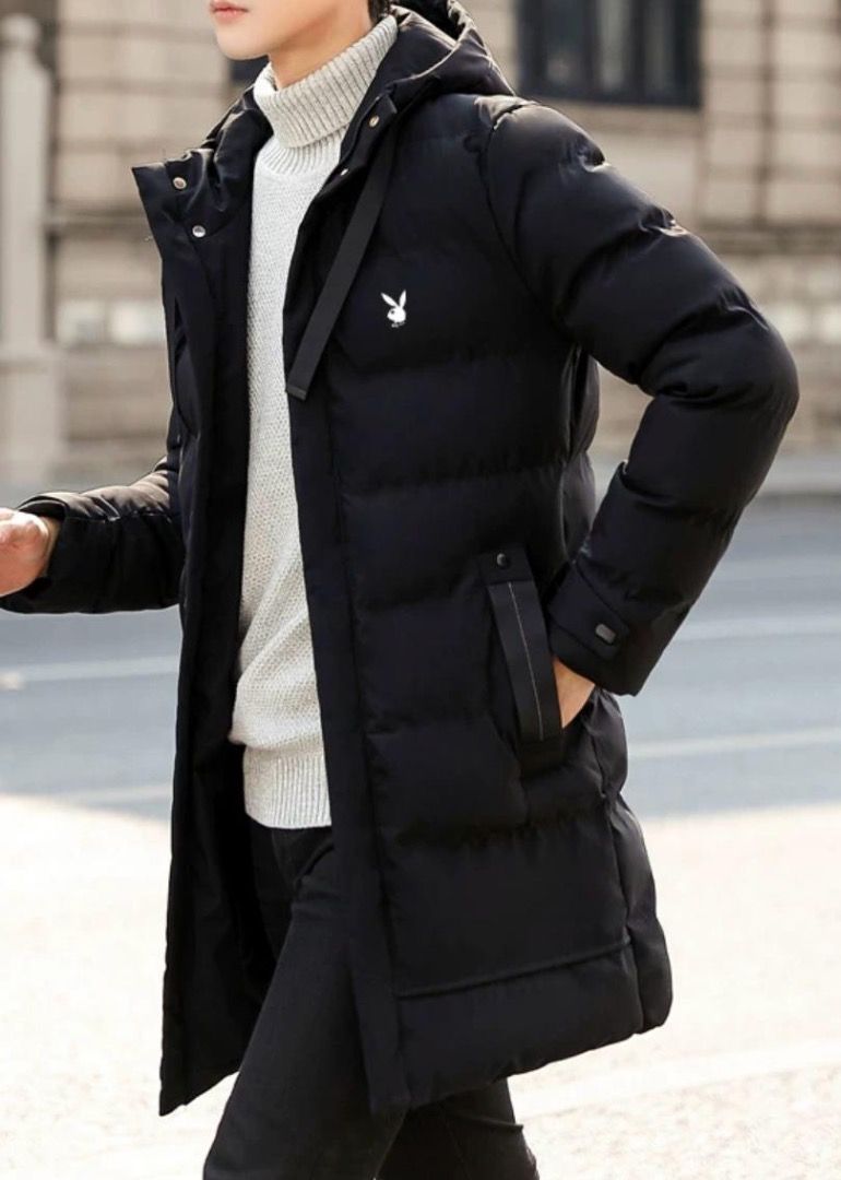 Warm jacket with hood online