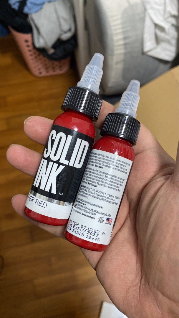 Solid Ink Old Pigments - Satan Red