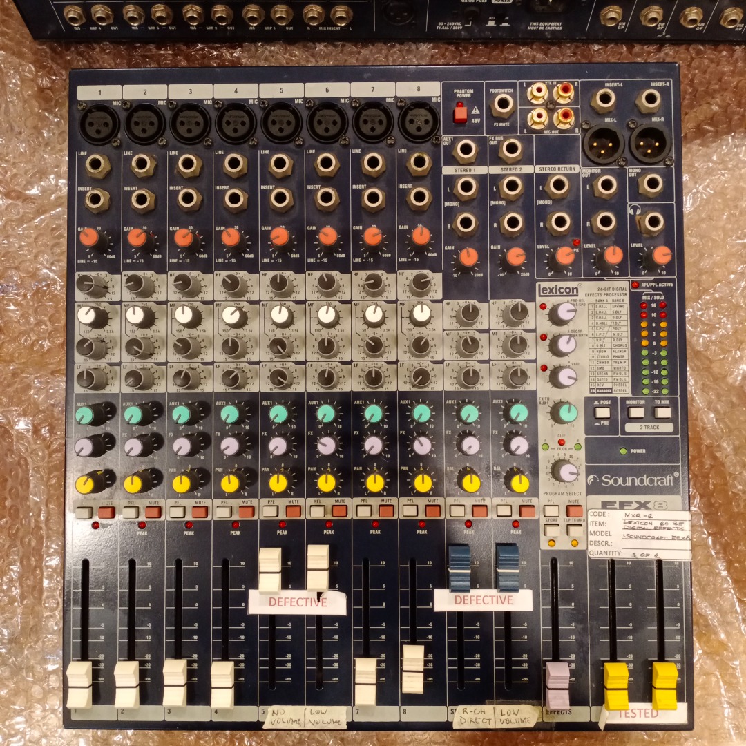 Soundcraft Mixers EFX8, Audio, Soundbars, Speakers & Amplifiers on ...