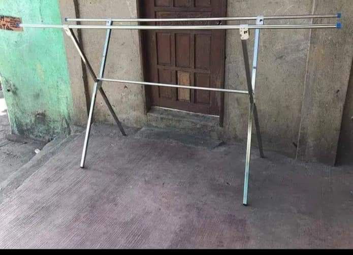 Stainless Foldable Sampayan, Furniture & Home Living, Home Improvement ...