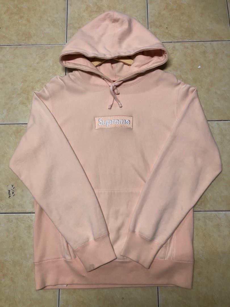 Peach supreme hoodie replica hotsell