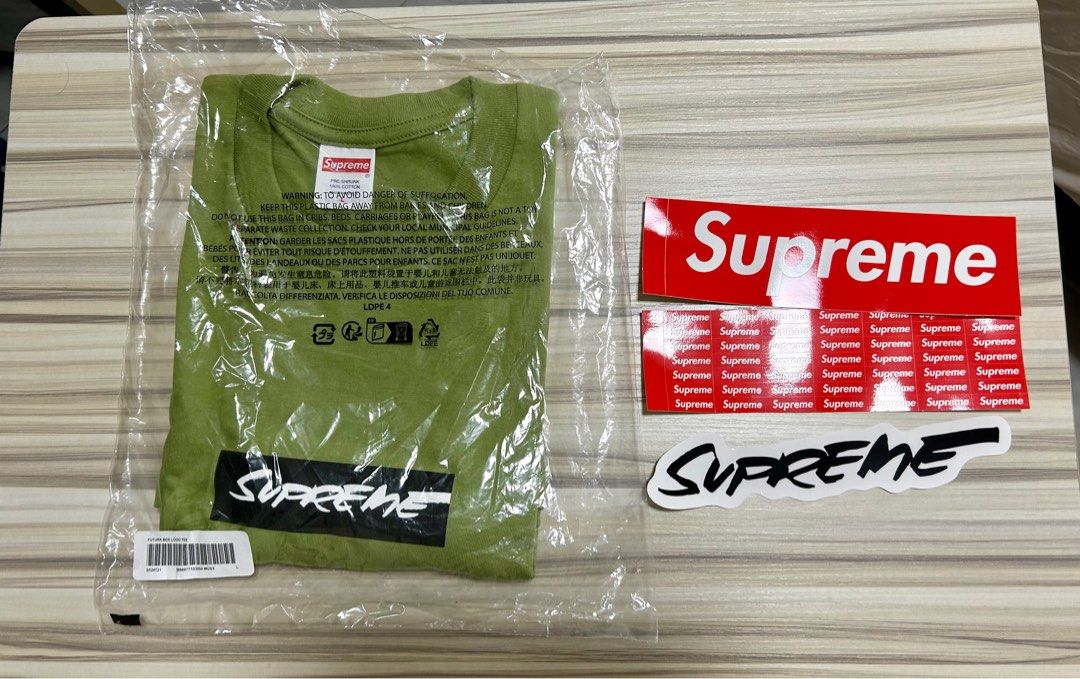 Supreme Futura Box Logo Tee Moss