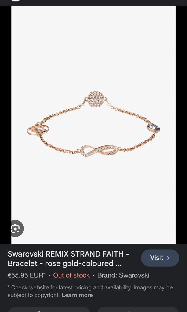 Faith bracelet hotsell swarovski