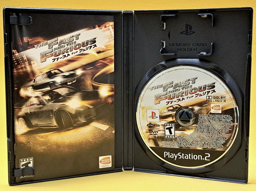 Jeu PS2 The Fast And The Furious - Version Complète - Pour PlayStation 2 - Occasion Très Bon État