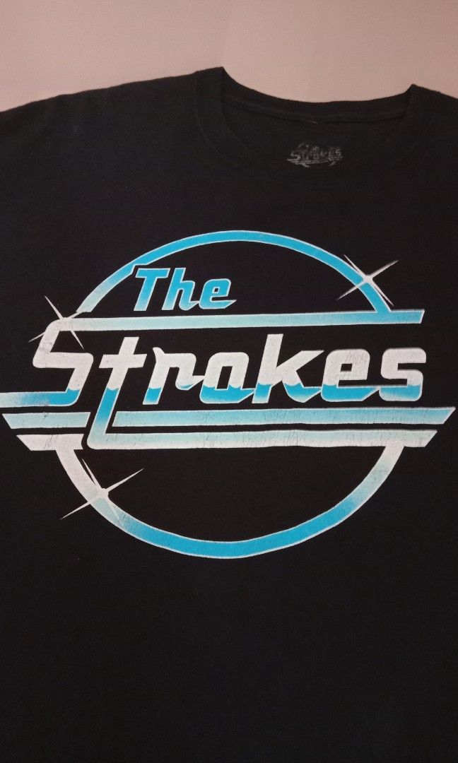 The Strokes T Shirt Distressed Magna Band Logo Nuovo Ufficiale Uomo Bianca Size S - Foto 6