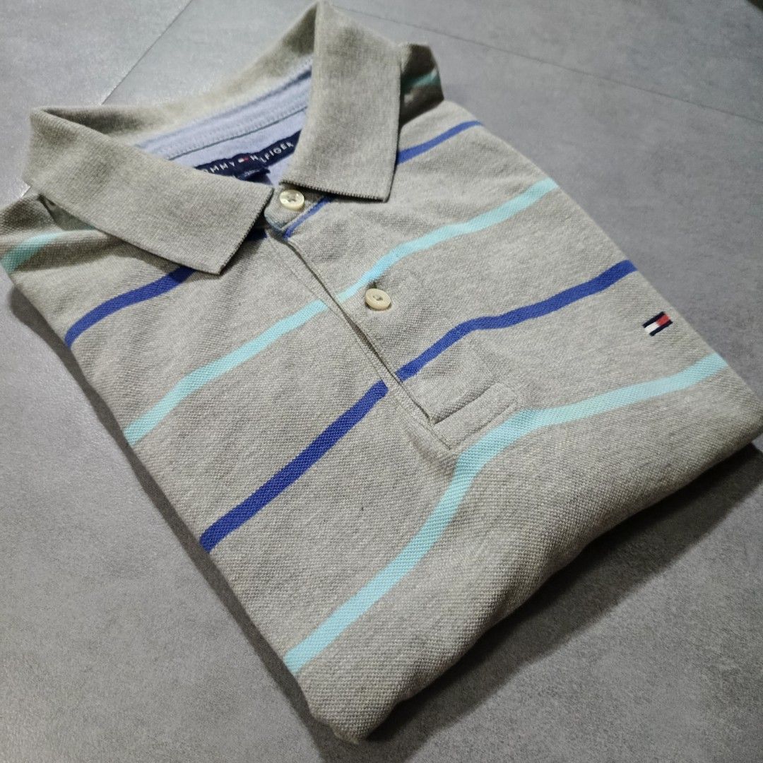 Tommy Hilfiger polo shirt (Category: Tshirts & Polo Shirts ) located in Taytay. Submitted by kobs.apparel (Listing ID 1287055932, Image 1). Description: 🔖Pre loved Tommy Hilfiger polo shirt Large on tag but can fit to xl.. dimes: width: 22inches length: 28.5inches 8\10 condition Pleas manage your expectations as this is a pre loved item.. ⚠️Payment first 🔥P220 💵money back guarantee if proven fake 📨DM for details/orders & inquiries... 💰MOP 💳