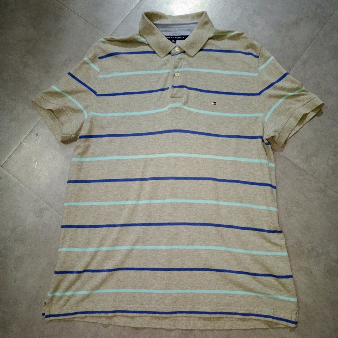 Tommy Hilfiger polo shirt (Category: Tshirts & Polo Shirts ) located in Taytay. Submitted by kobs.apparel (Listing ID 1287055932, Image 3). Description: 🔖Pre loved Tommy Hilfiger polo shirt Large on tag but can fit to xl.. dimes: width: 22inches length: 28.5inches 8\10 condition Pleas manage your expectations as this is a pre loved item.. ⚠️Payment first 🔥P220 💵money back guarantee if proven fake 📨DM for details/orders & inquiries... 💰MOP 💳