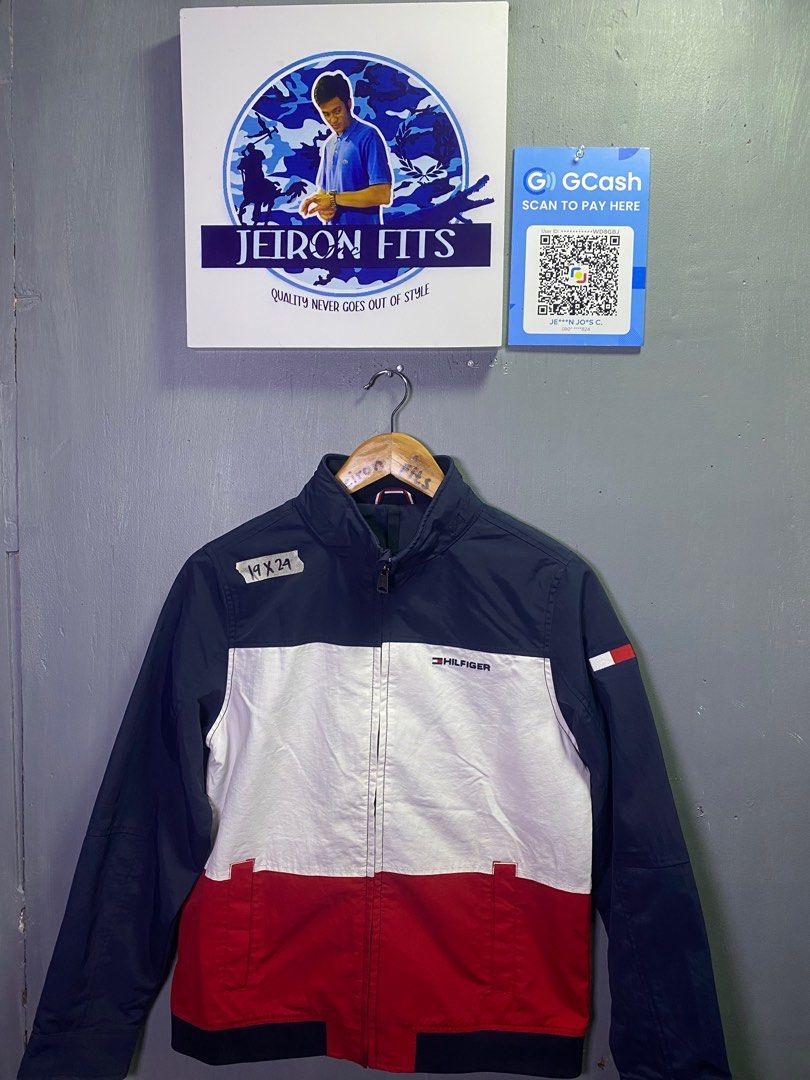 Tommy hilfiger tricolor jacket cheap