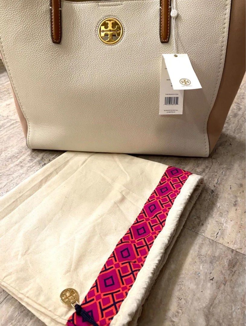 Gold tory sales burch tote