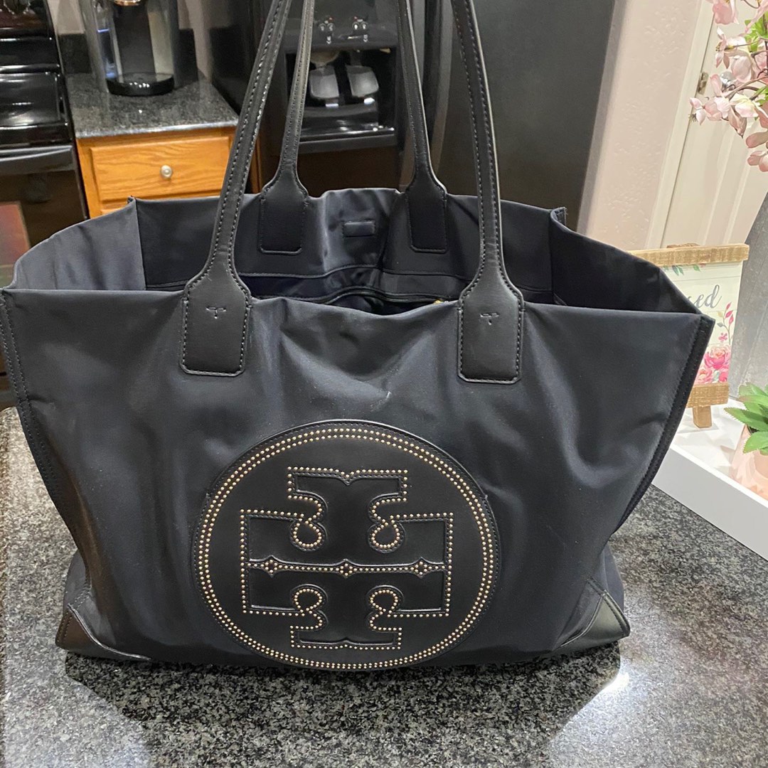 Tory burch studded cheap ella tote