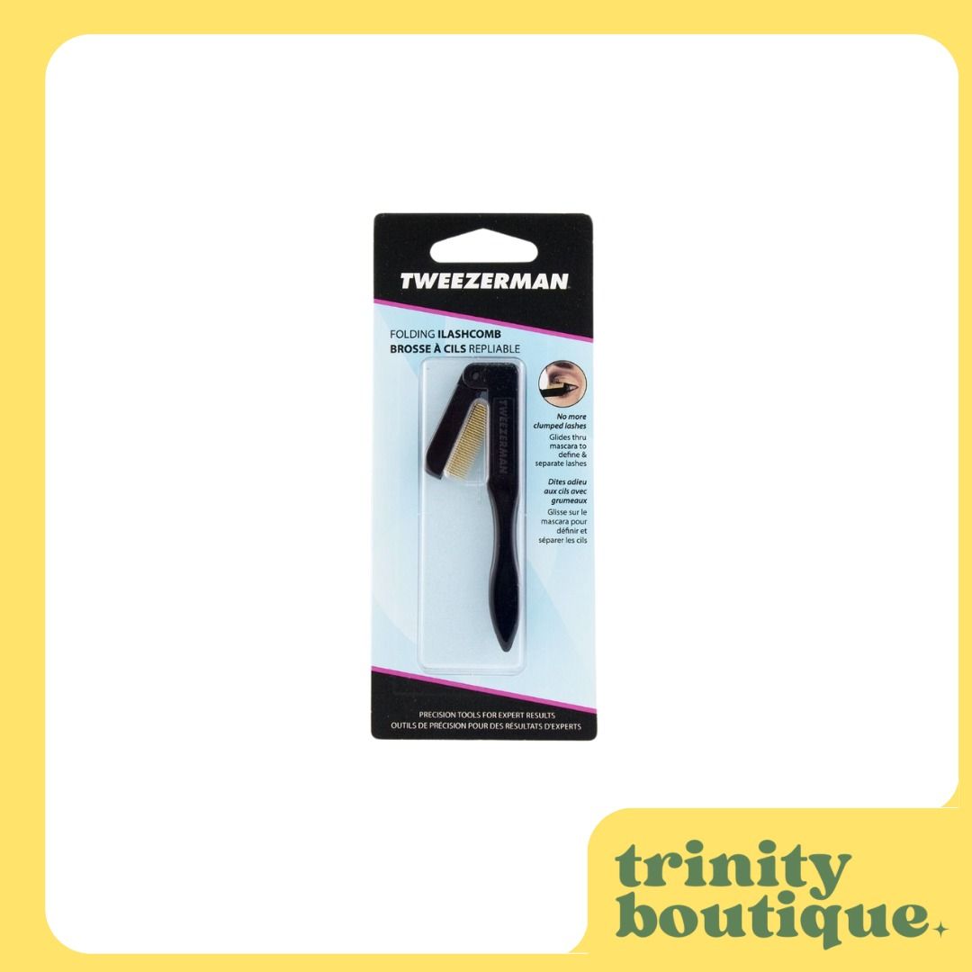 Tweezer man Folding Ilashcomb (Category: Makeup) located in Quezon City. Submitted by trinityboutique (Listing ID 1266652865, Image 1). Description: Features perfectly spaced, gold plated metal teeth. Gently glides through lashes to remove excess mascara. Leave your lashes looking long, curly & clump-free. Foldable to protect metal teeth when not in use. An ideal tool to create gorgeous lashes. .