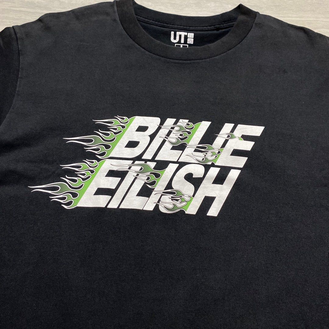 Uniqlo x Billie Eilish Green Flame Men s Fashion Tops Sets
