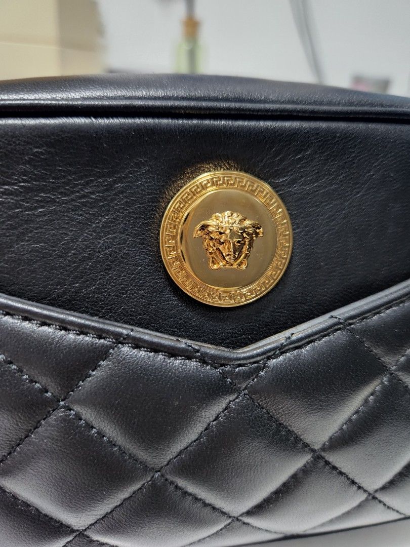 Versace sling bag in lamb skin