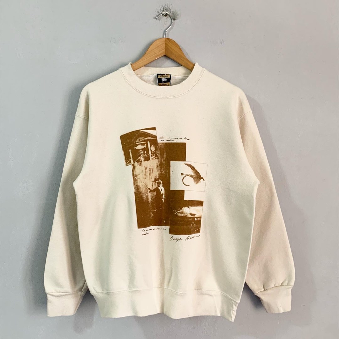 Vintage graphic sweatshirt, Men's Fashion, Tops & Sets, Hoodies on Carousell