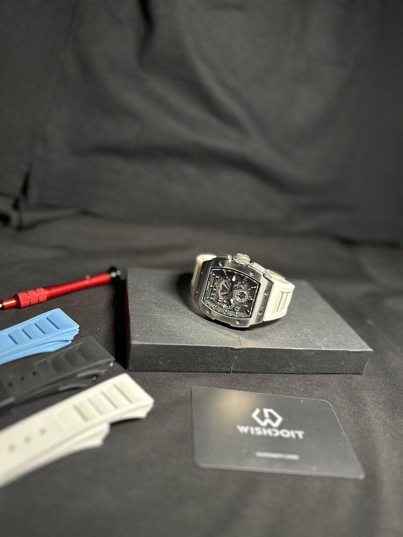 Wishdoit Gt Chrono homage richard mille Fesyen Pria Jam Tangan di Carousell