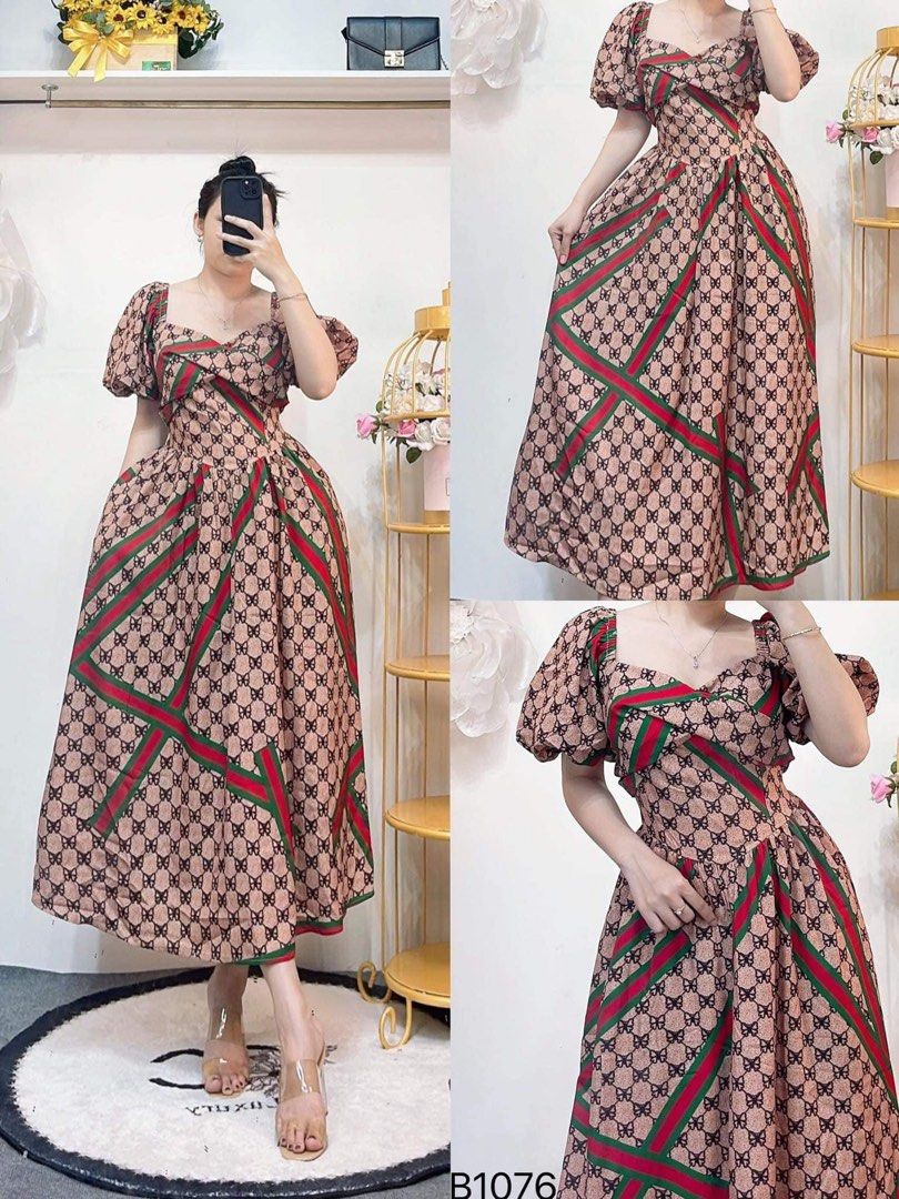 Yayamanin Dress (Category: Dresses) located in Muntinlupa City. Submitted by trendeemoodshop2022 (Listing ID 1290418032, Image 1). Description: Super worth buying. To see is to believe💕 Kayo na lang po humusga, tutal dyan naman kayo magaling😂 Char lang! 😅 S-L size.