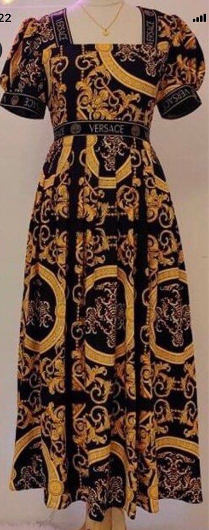 Yayamanin Dress (Category: Dresses) located in Muntinlupa City. Submitted by trendeemoodshop2022 (Listing ID 1290418032, Image 2). Description: Super worth buying. To see is to believe💕 Kayo na lang po humusga, tutal dyan naman kayo magaling😂 Char lang! 😅 S-L size.