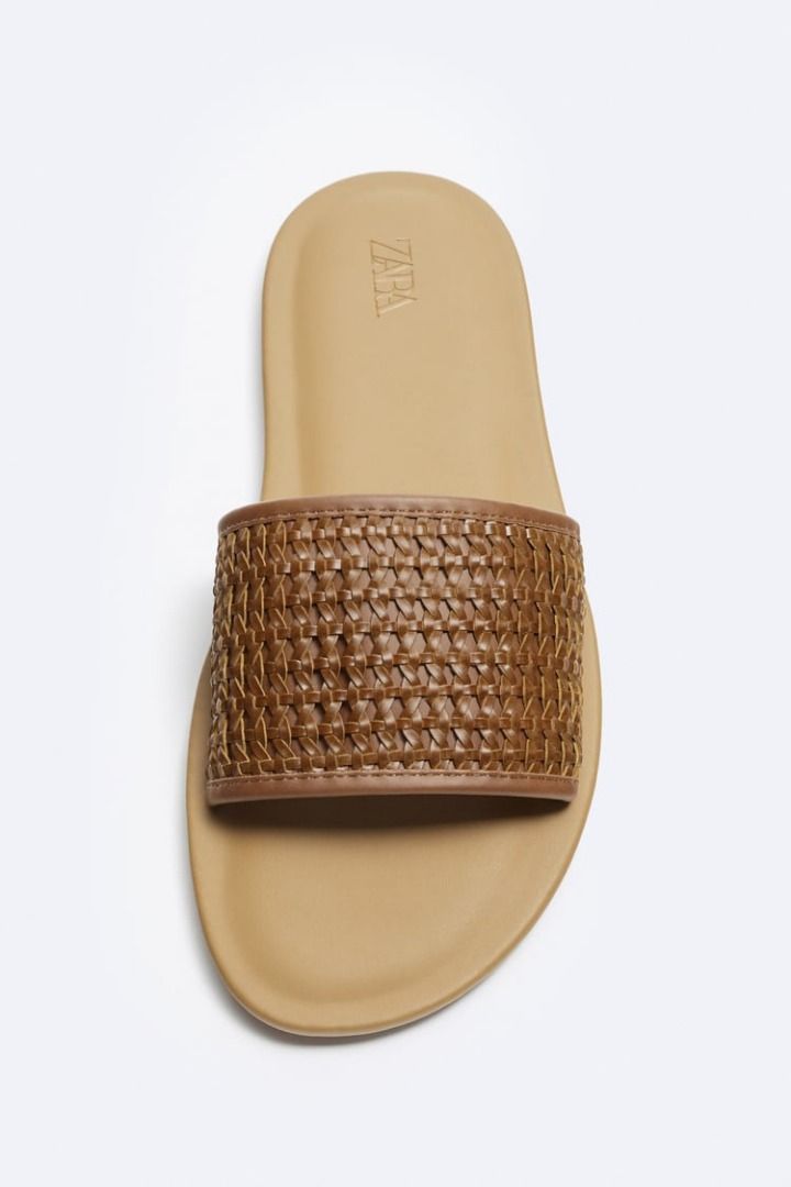 Zara braided sandals 2025