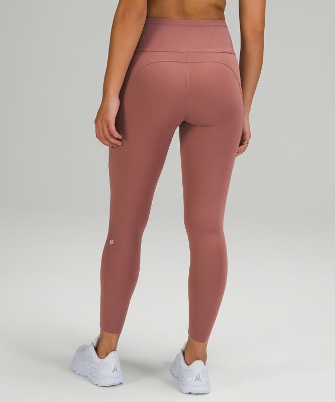 10) Lululemon Fast and Free Reflective 25 Spiced Chai, Women's Fashion,  Activewear on Carousell