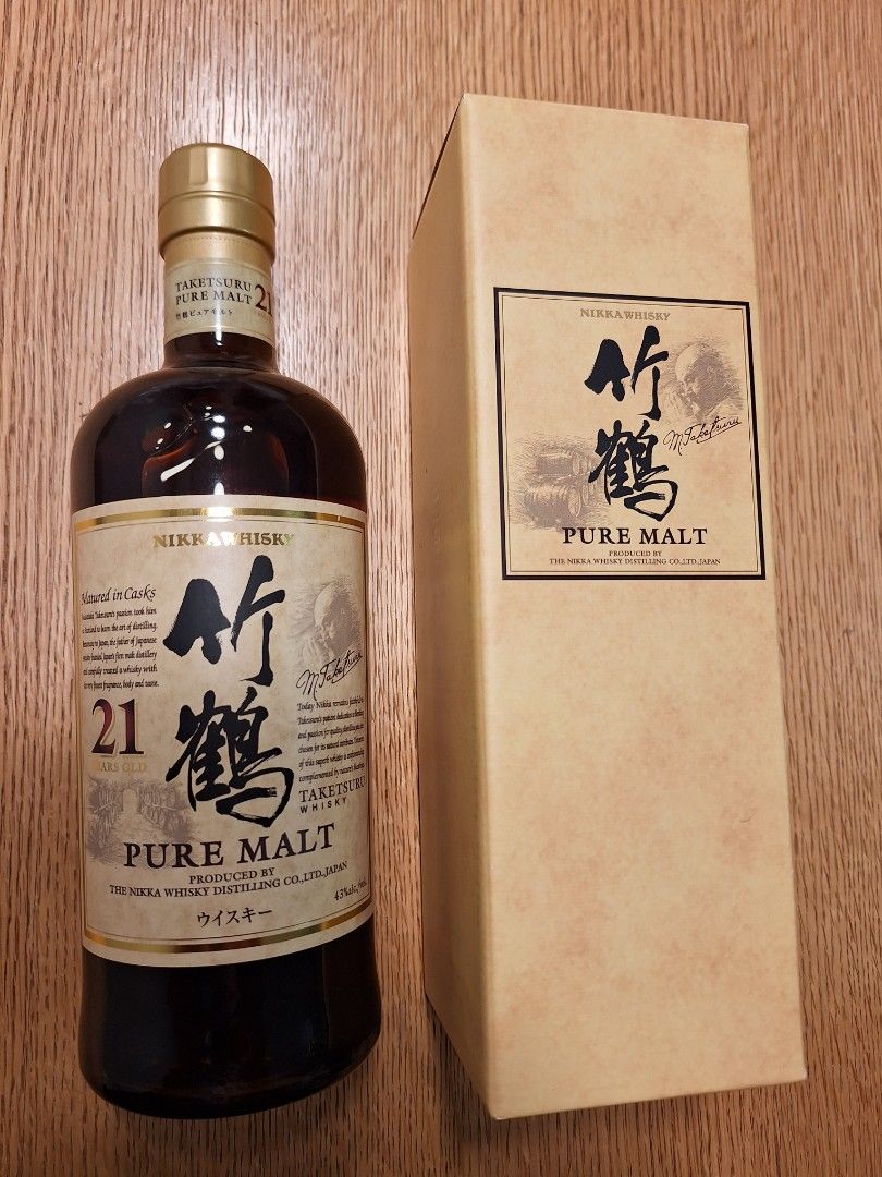 日本威士忌竹鶴21年700ml, 嘢食& 嘢飲, 酒精飲料- Carousell